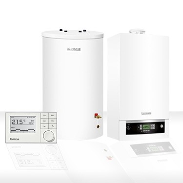 Balenie Buderus, kotol GB 072 20 KW RC 310, zdroj