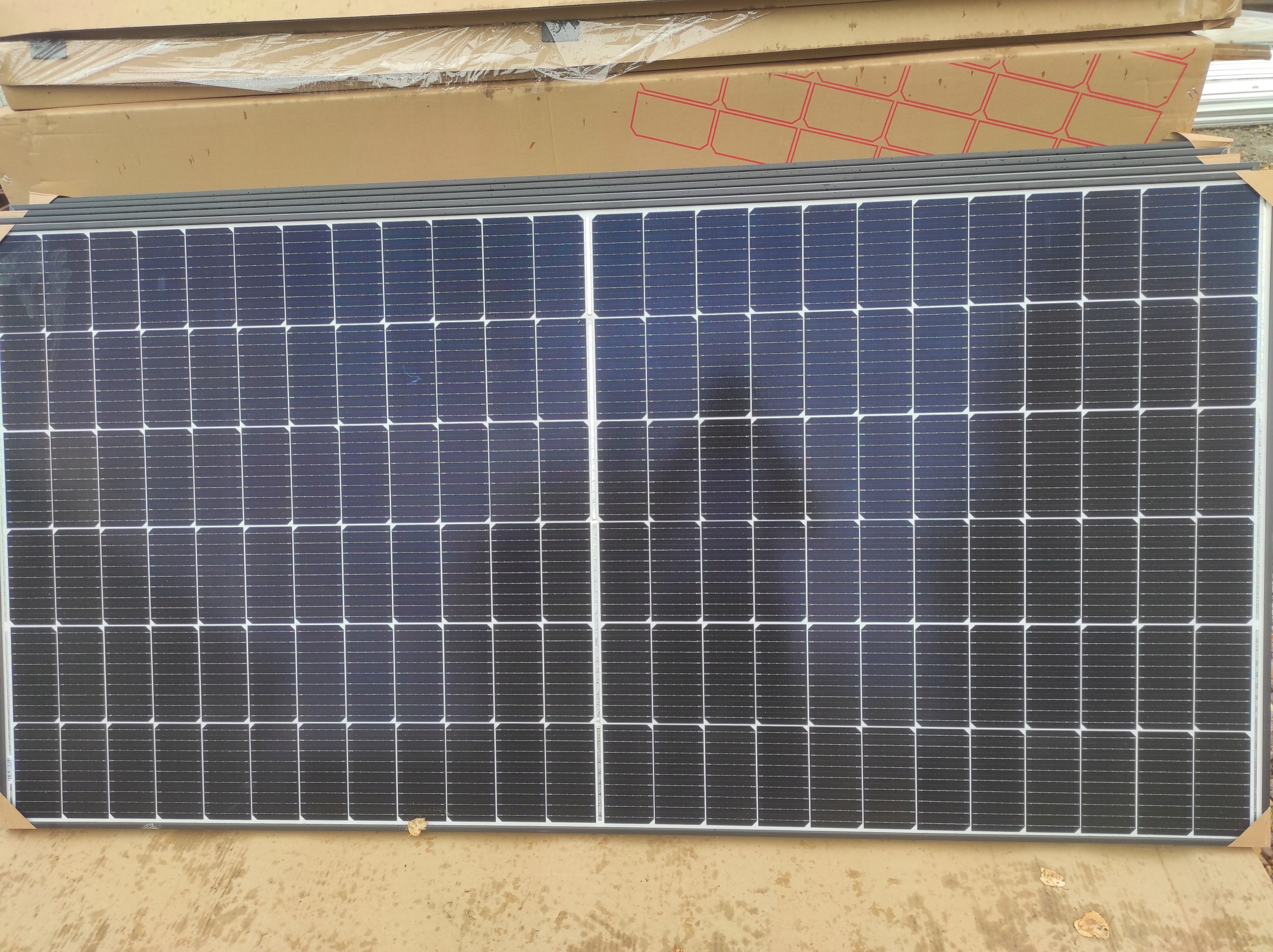 Panely LUXEN 450W, ČIERNY RÁM