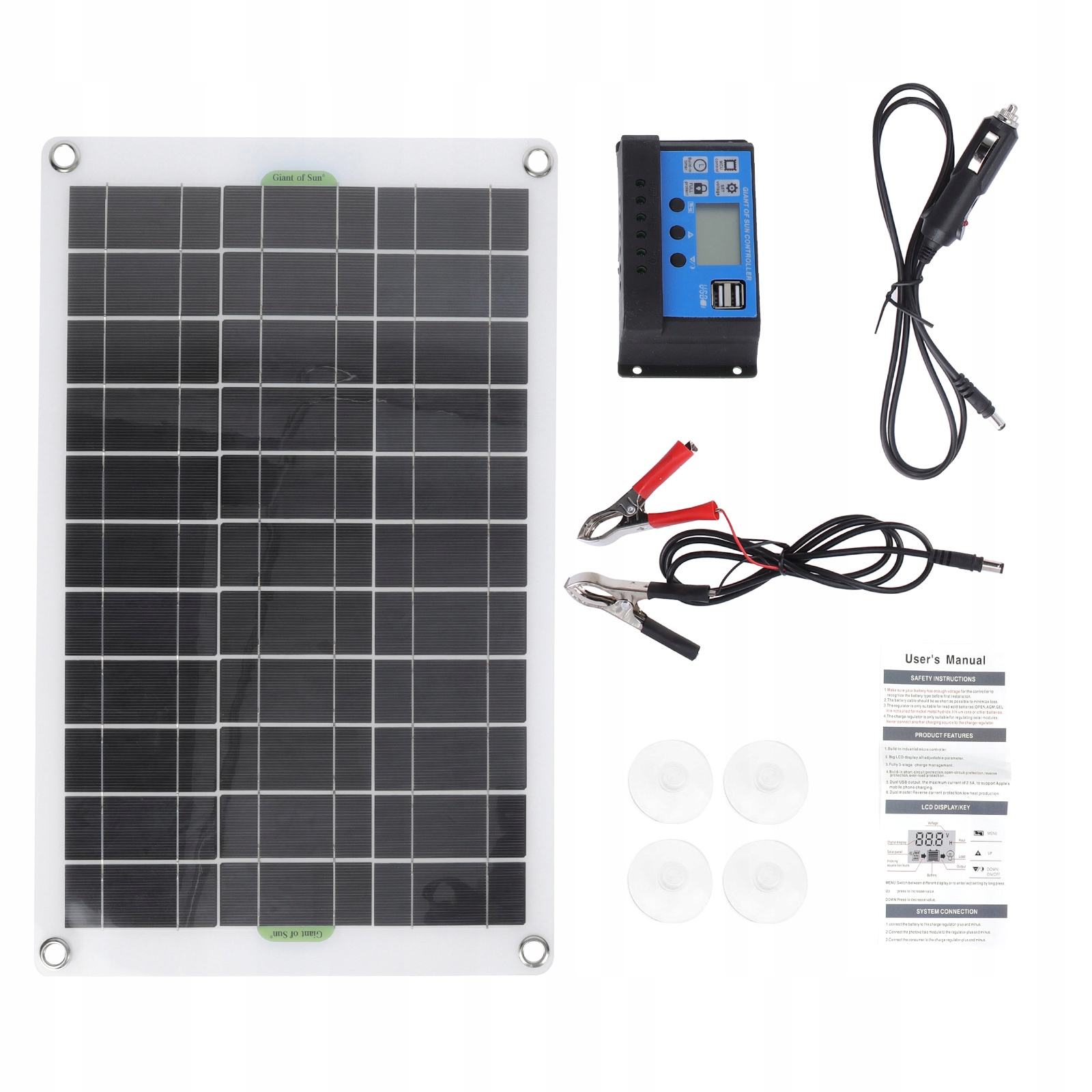 Fotovoltaika – Solárny panel 300 W 12 V prenosný panel