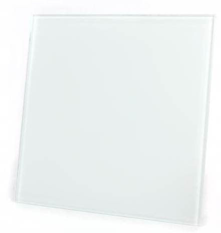 Ventilátor - Dekoratívny panel pre ventilátor dRim Sklenený biely lesk