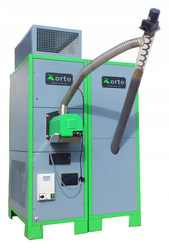 Ohrievač peliet, kotol na fúkanie peliet, fúkacia pec Orte 80 kW
