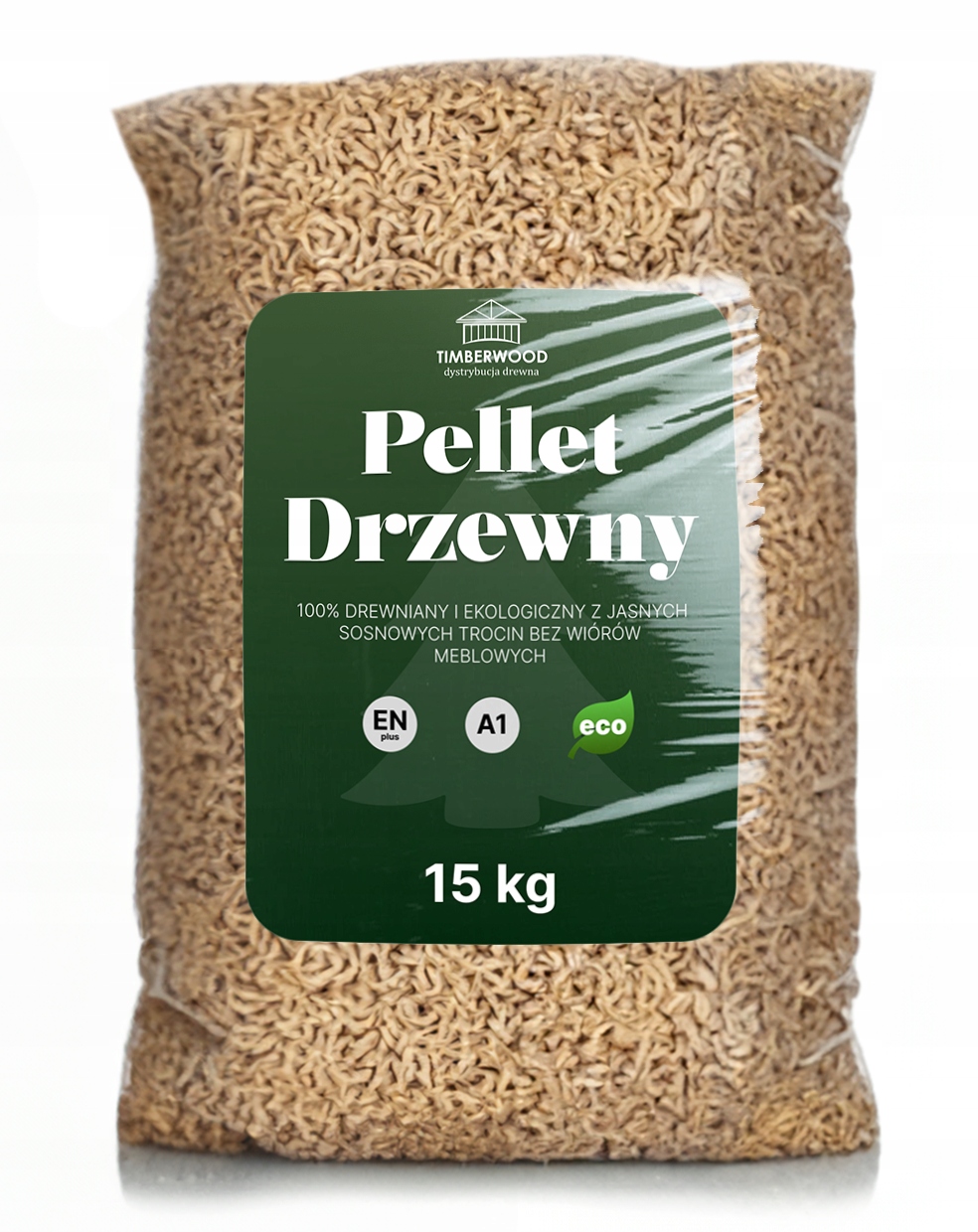 Drevené pelety 6 mm Premium Certified Borovica 100% Opál 300 kg