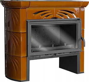 Kachľové kachle OVCE PK15 Eco Brown 9,4 kW