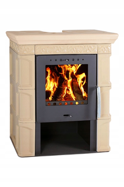 Kachľové kachľové pece MELITA 11kW Eco biela káva