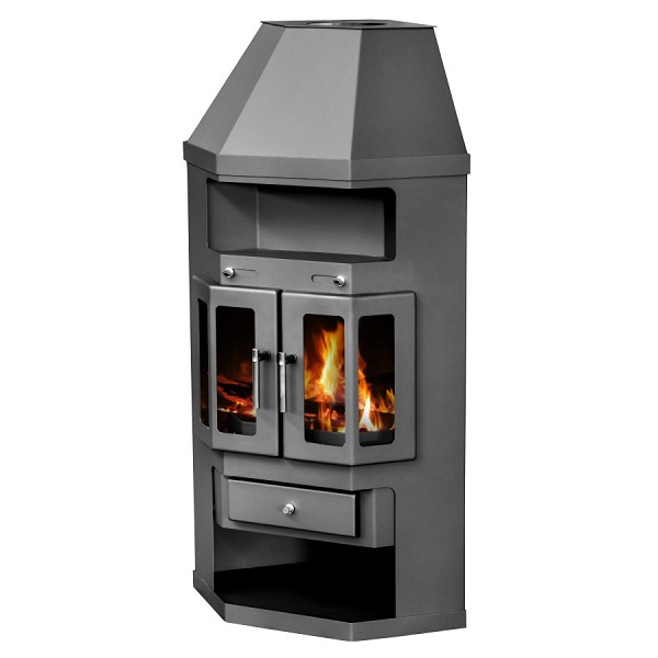 Samostatne stojace krbové kachle Panama 2A 9 kW ECO DESIG