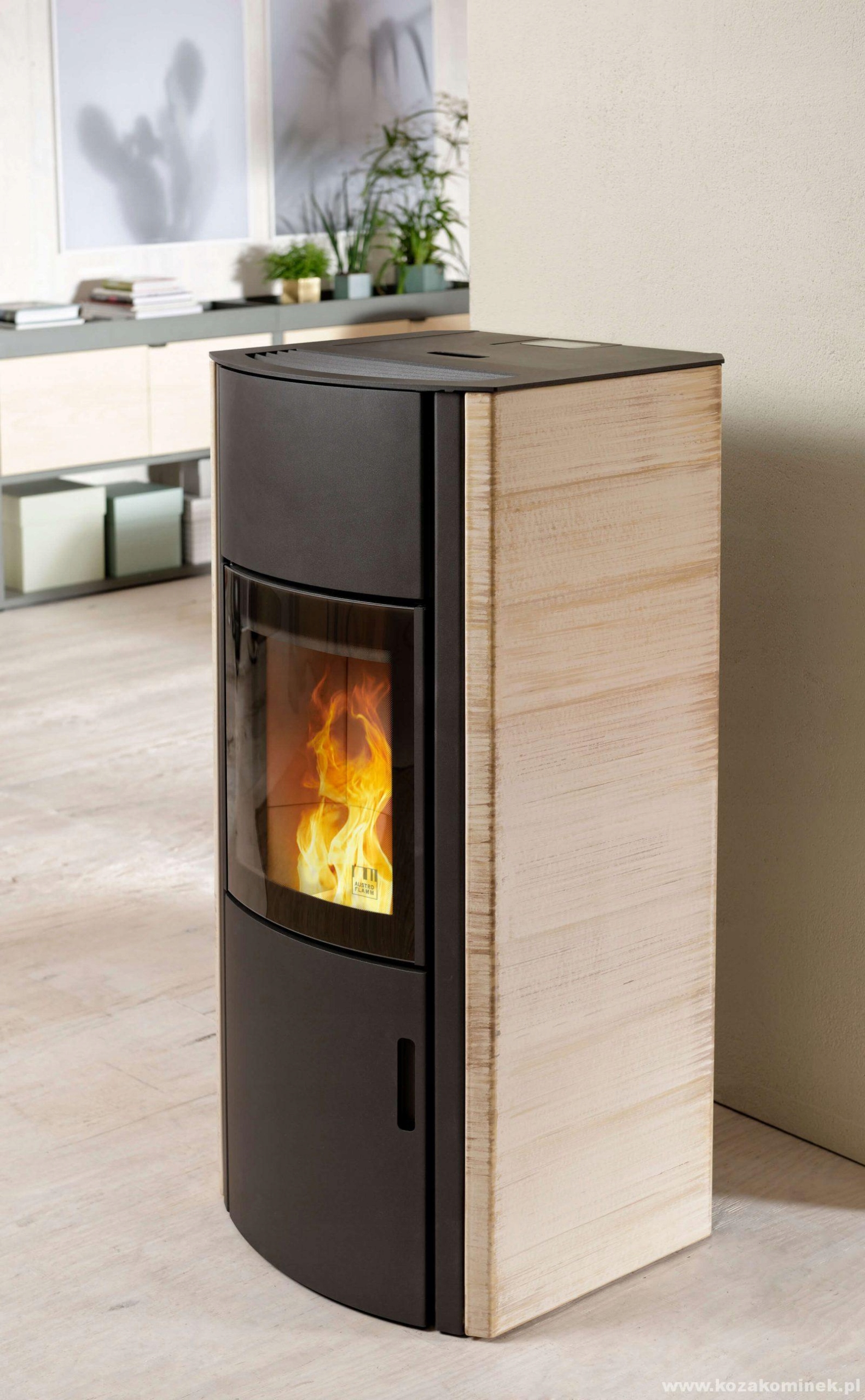 Kachle na pelety Austroflamm Polly 2.0 keramika 8 kW