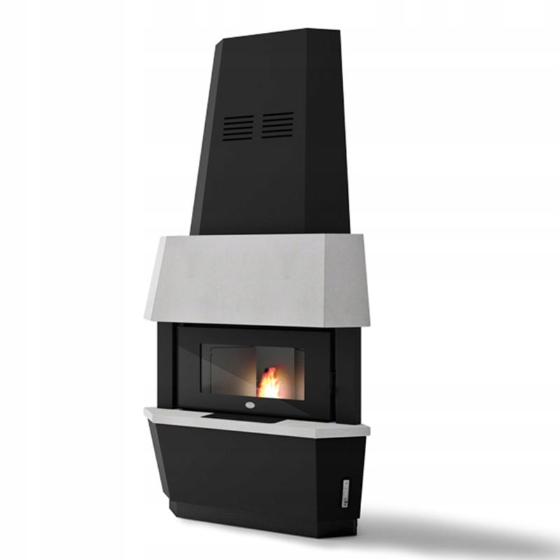 Kachle na pelety Eva Calor Giotto Biel Corner 12 kW