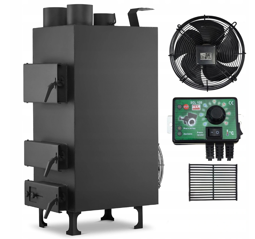 Sporák s fúkaním KOZA 30kW HIT