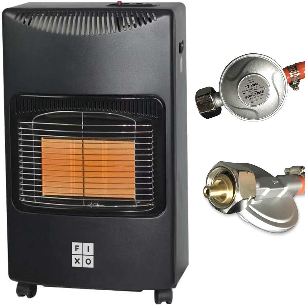 Plynový sporák FIXO, ohrievač 4,2kW + hadica