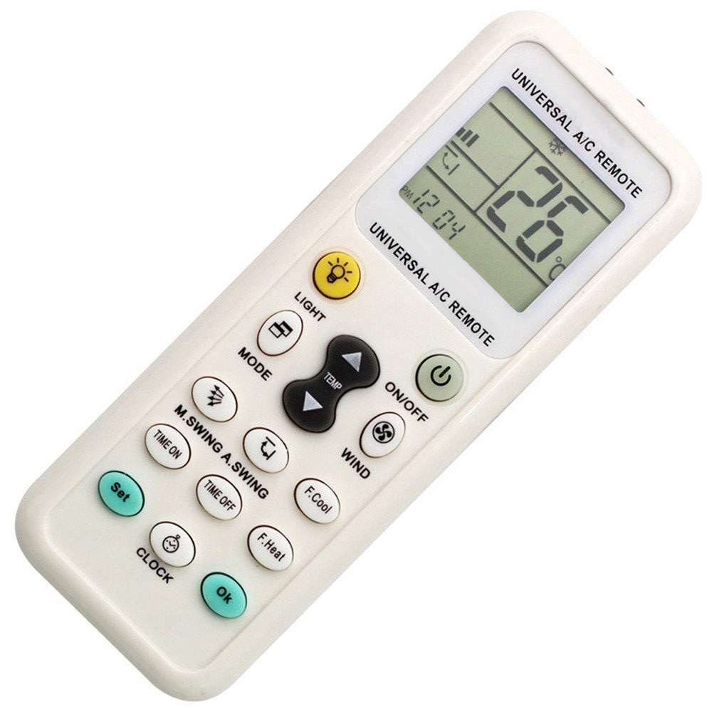 Univerzálny LCD diaľkový ovládač klimatizácie