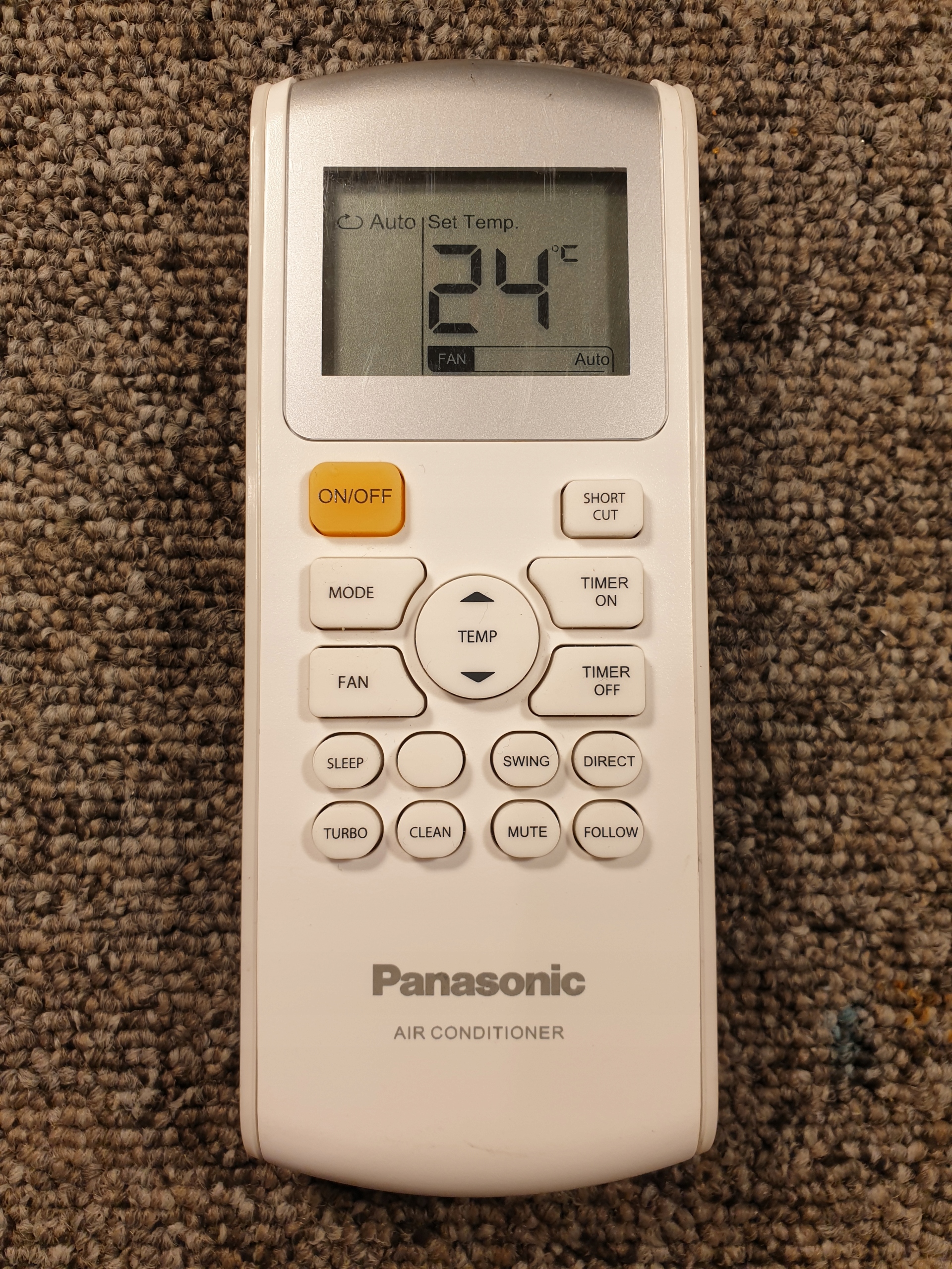 Diaľkové ovládanie klimatizácie PANASONIC EQUATION ROTENSO