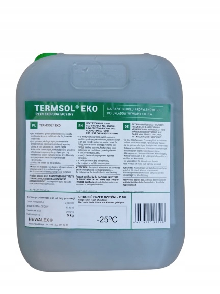 Fotovoltaika – Hewalex termosol 5 kg kvapalné glovítory pre solárne