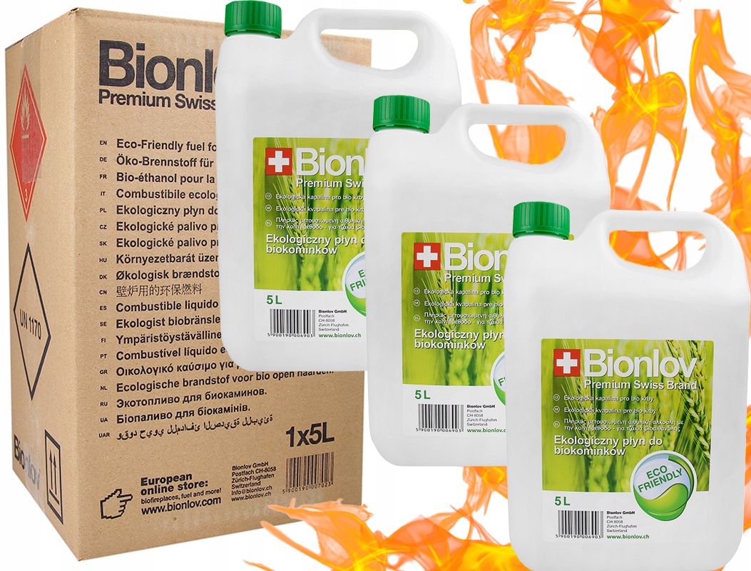 Vykurovacia kvapalina na biopalivo Biokrb BIONLOV 3x5 L