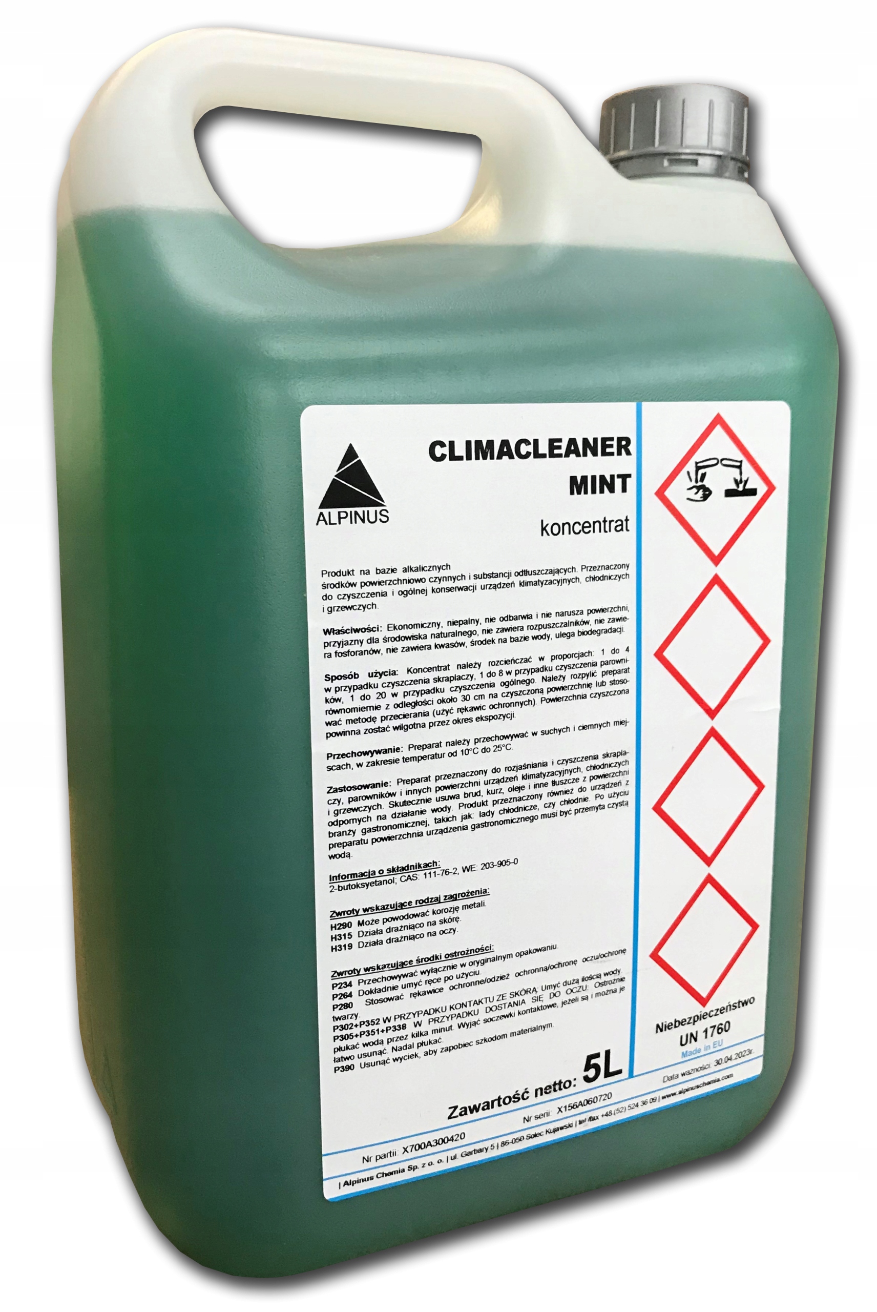 Dezinfekčný prostriedok klimatizácie CLIMACLEANER 5L