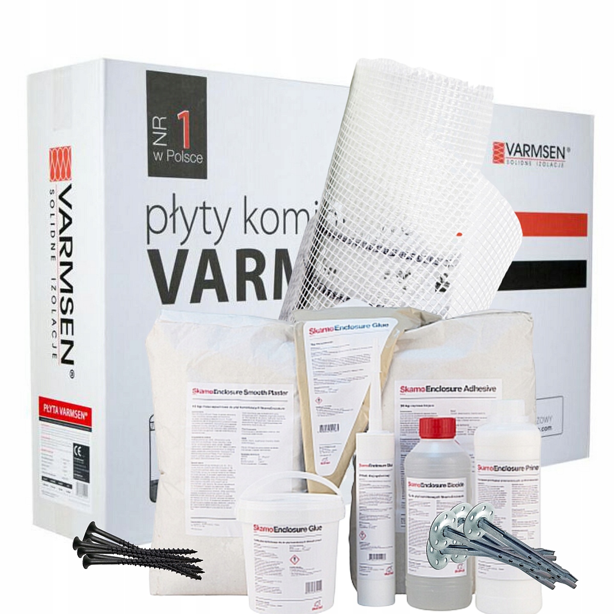 Krbová platňa Skamol 122 × 100 9 platní + Príslušenstvo