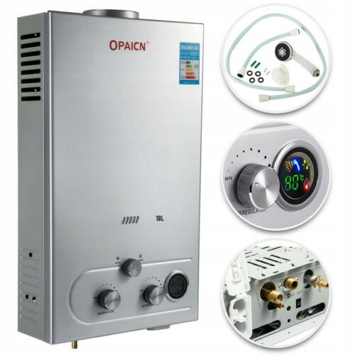Ohrievač vody 16 l / min CNG na zemný plyn