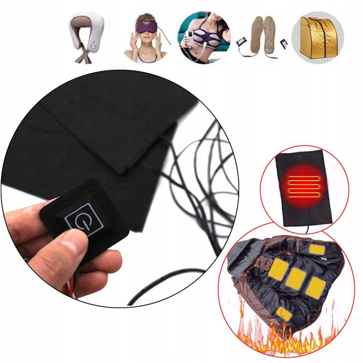 Elektricky vyhrievaná USB podložka Vykurovacia podložka