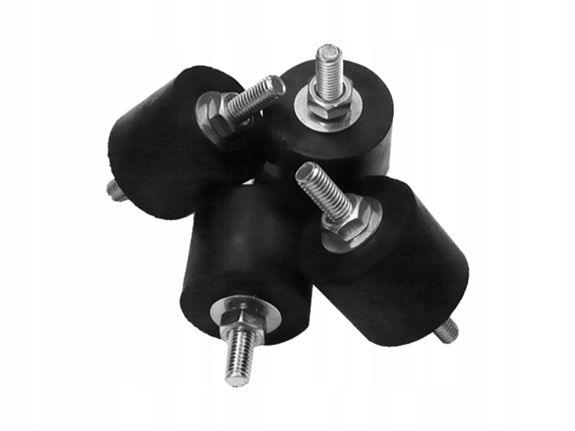 Antivibračné tlmiče M8 4ks RUBBER
