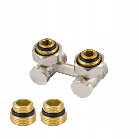 Dvojité koleno 3 / 4x3 / 4 ", s vsuvkami