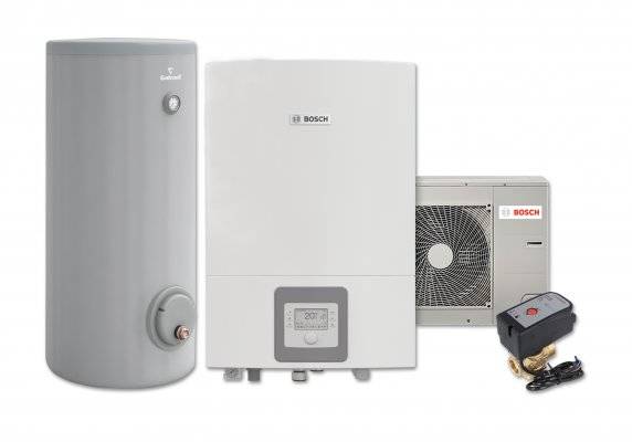 Tepelné čerpadlo bosch 3000 AWS6E 8,4 + 250L TÚV + 3D