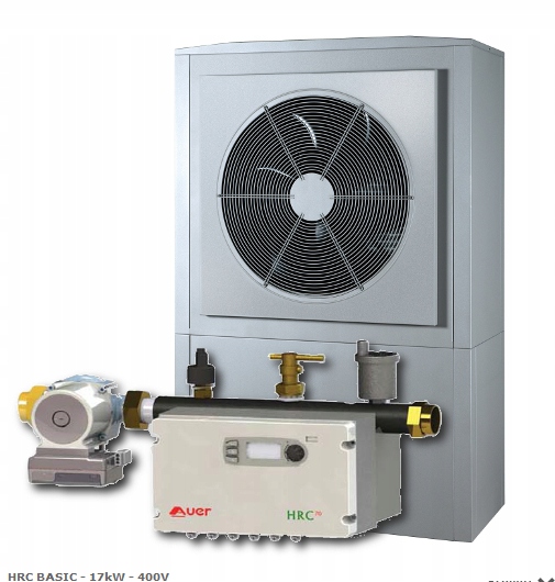 Vykurovanie tepelným čerpadlom Auer HRC BASIC 400V 17kW