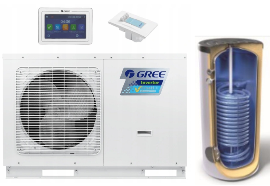 GREE VERSATI tepelné čerpadlo 7,5 kW + nádrž 200 l