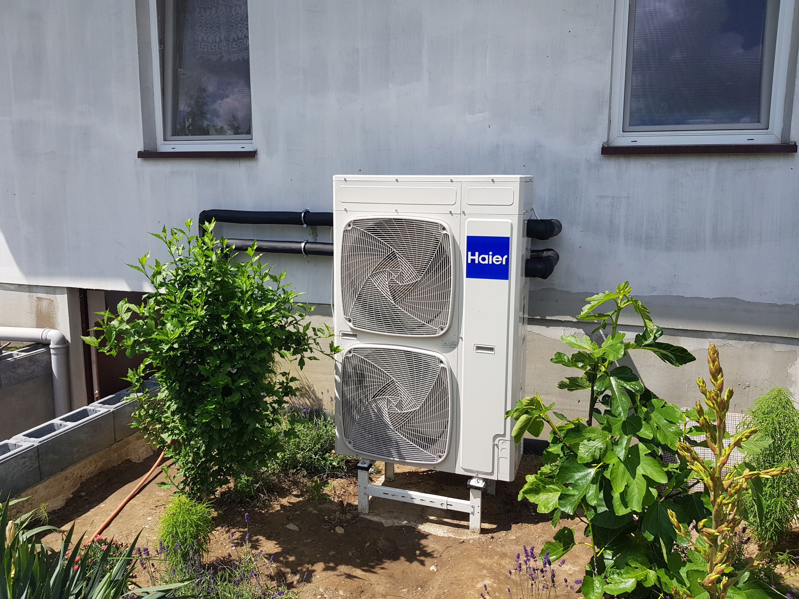 Monoblokové tepelné čerpadlo Haier 16KW + montáž