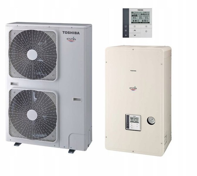 Tepelné čerpadlo TOSHIBA ESTIA-S 7,5 kW typ CH + TÚV