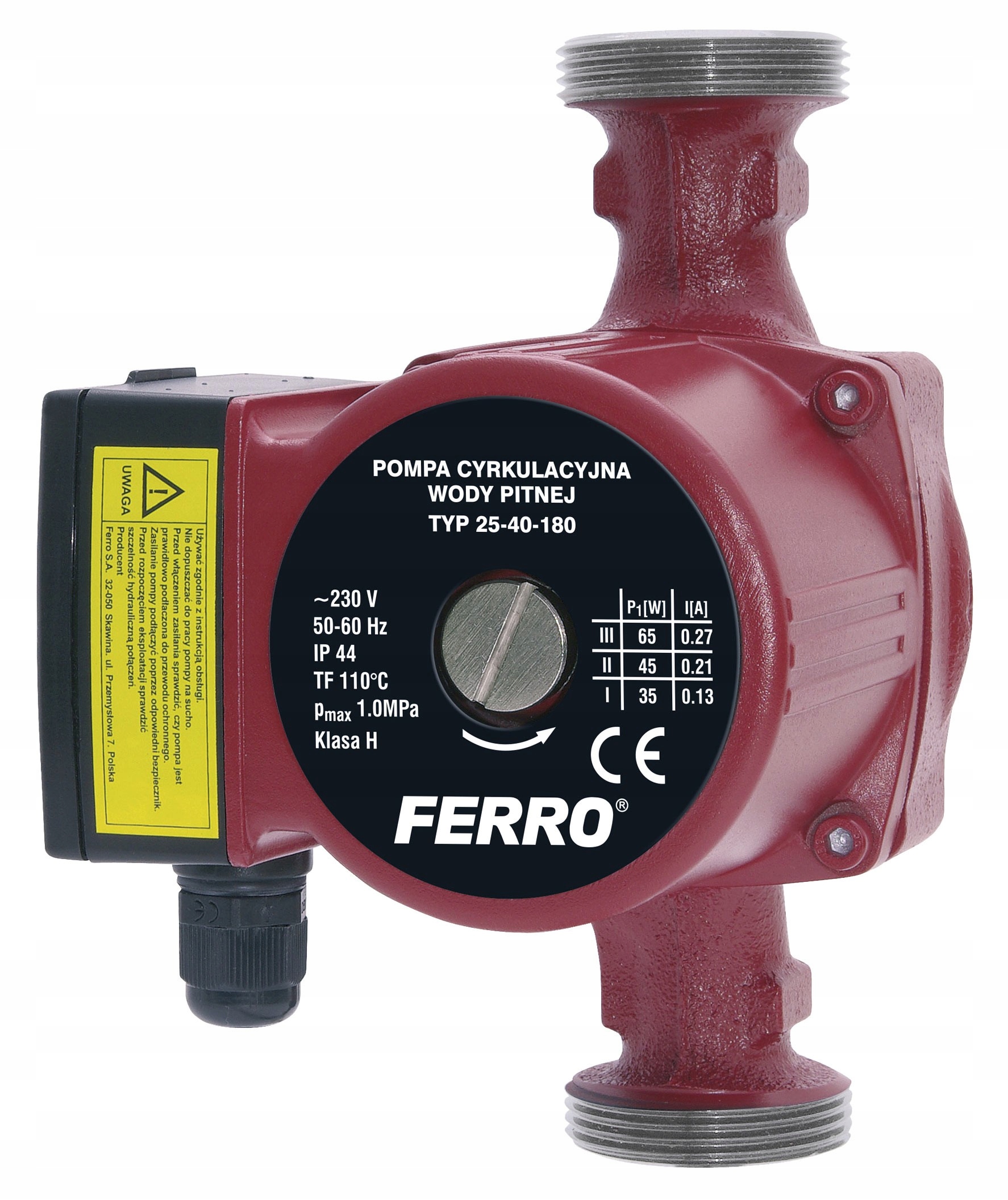Obehové čerpadlo 25-40-180 0201W Ferro