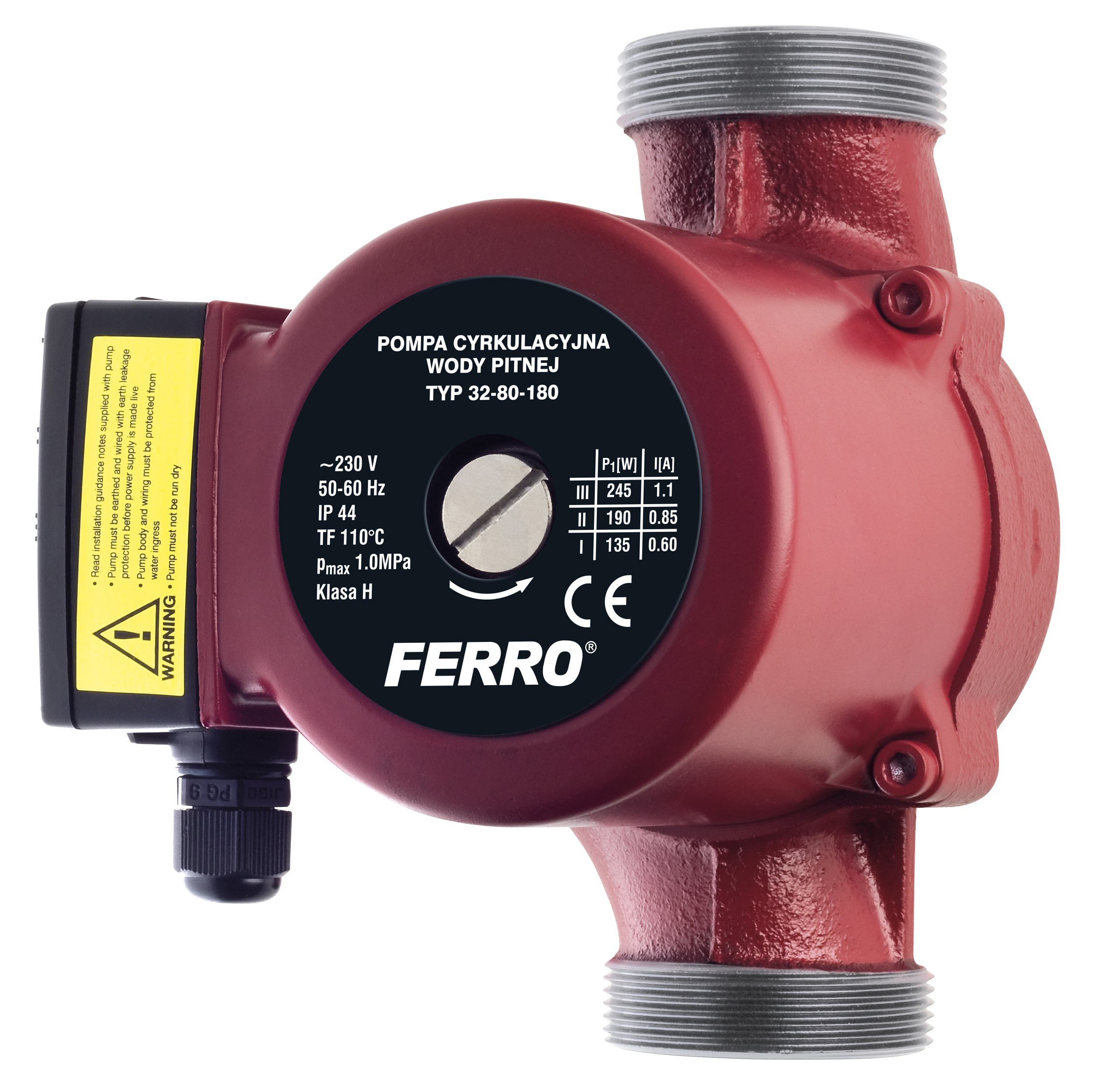 Obehové čerpadlo 32-80-180 0401W Ferro