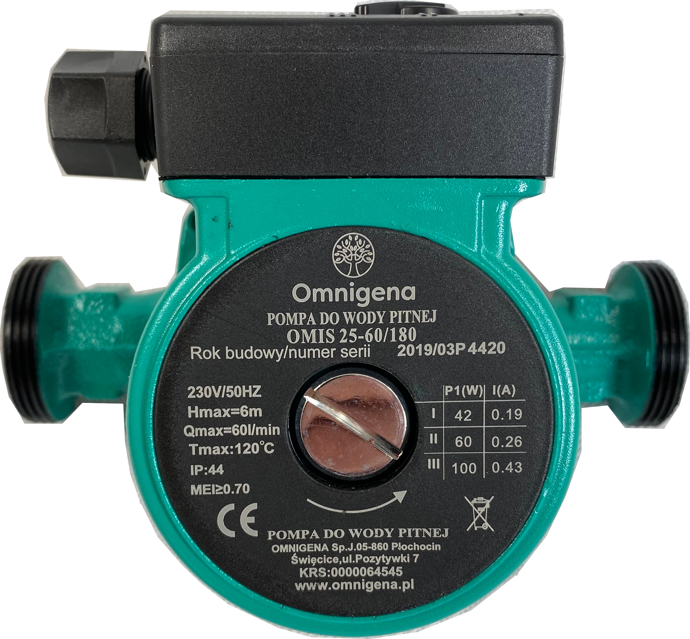 Obehové čerpadlo OMIS 25-60 / 180