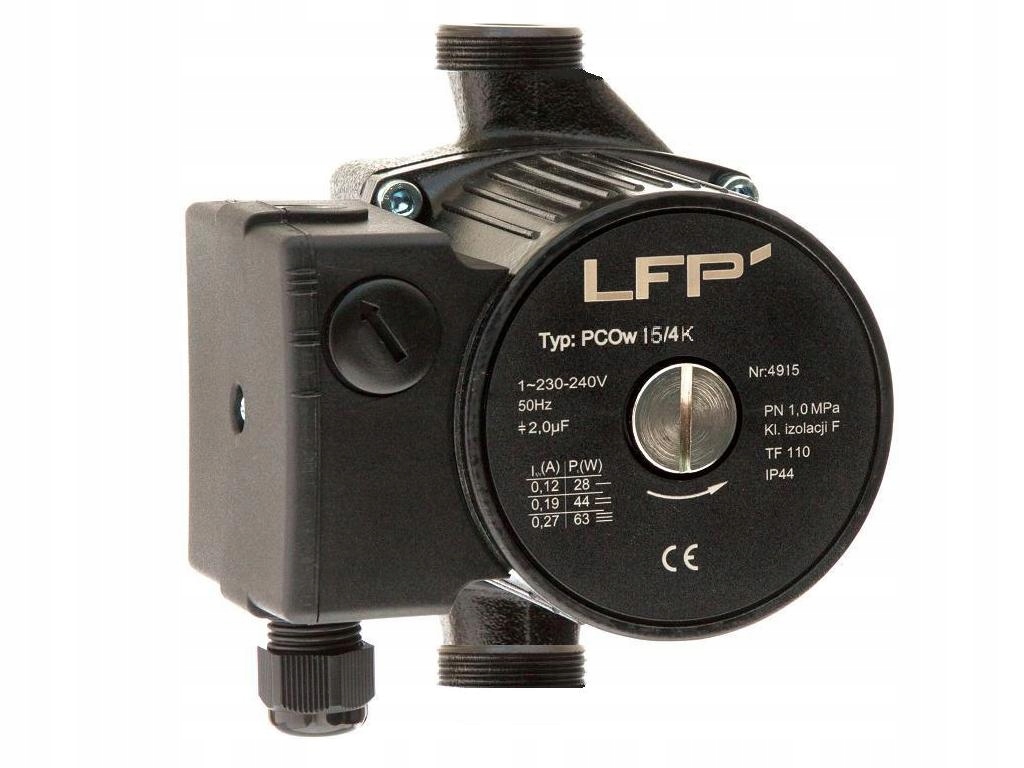 Obehové čerpadlo PCOw 15 / 4K LFP LESZNO 33mm / 130mm