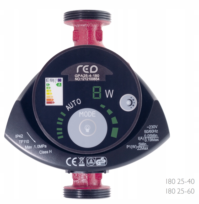 Obehové čerpadlo RED 25-60-180 elektronické