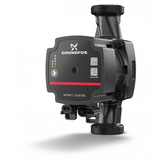 Obehové čerpadlo ústredného kúrenia Grundfos Alpha1 L 25/60 180