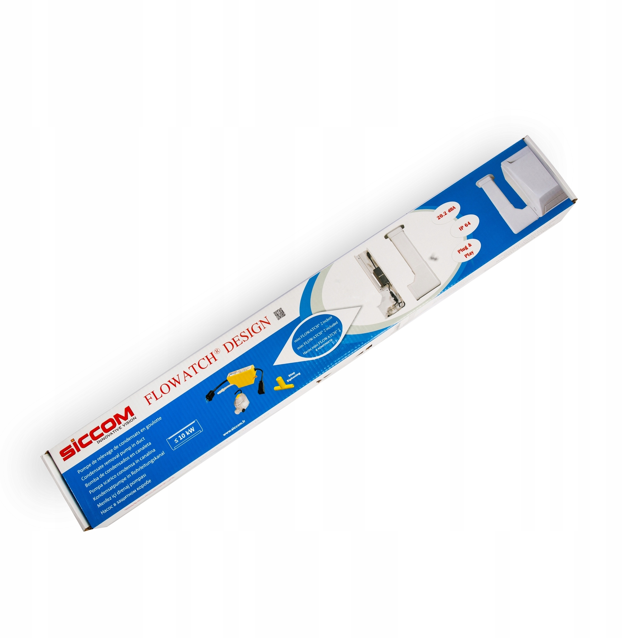 Odtokové čerpadlo v žľabe Siccom Flowatch DESIGN