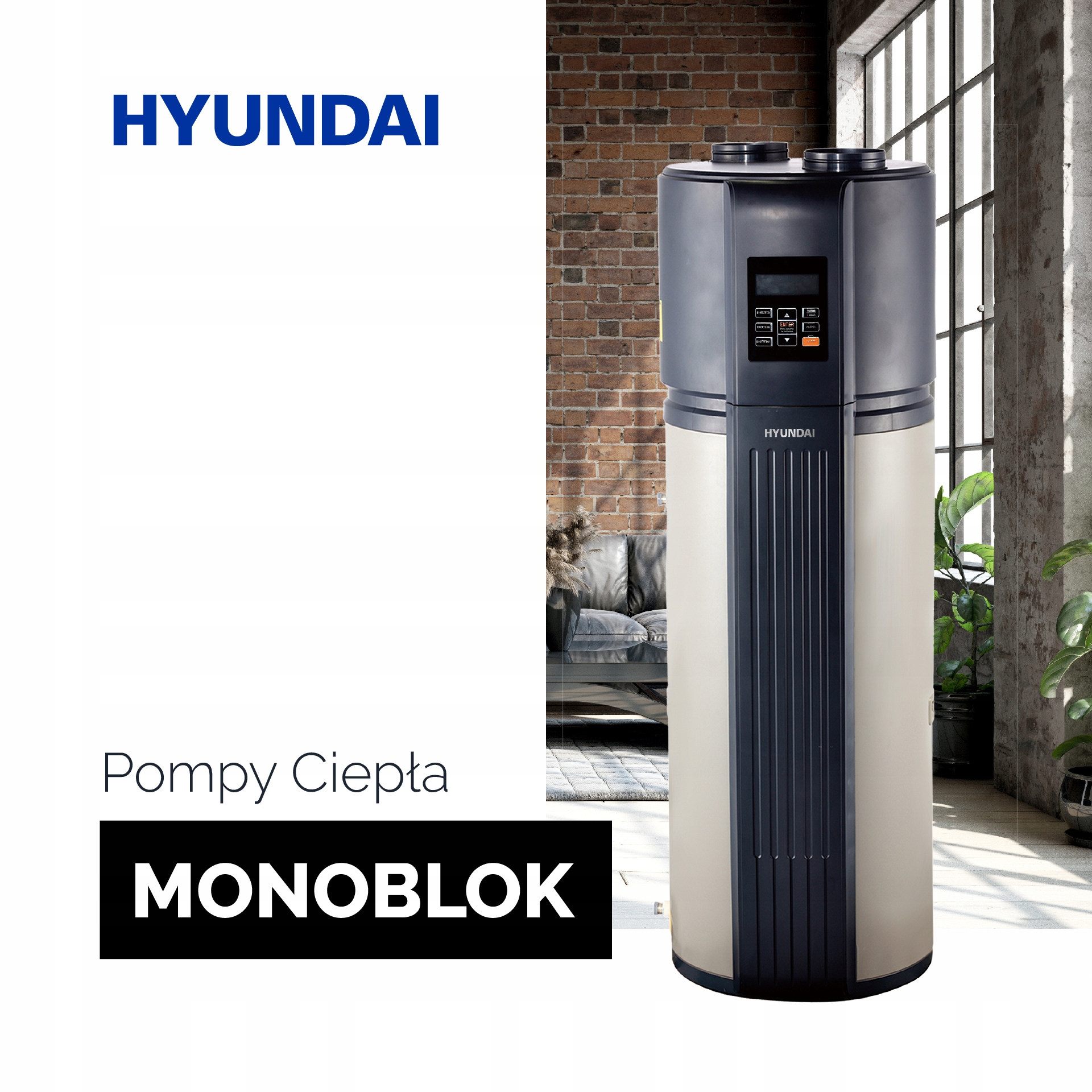 Monoblok Hyundai 300L tepelné čerpadlá