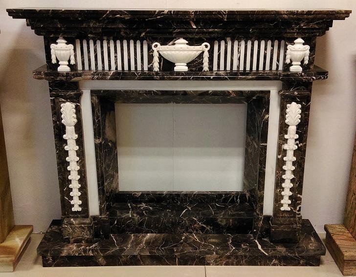 Krbový portál P30 A Golden Jaden + White Marble