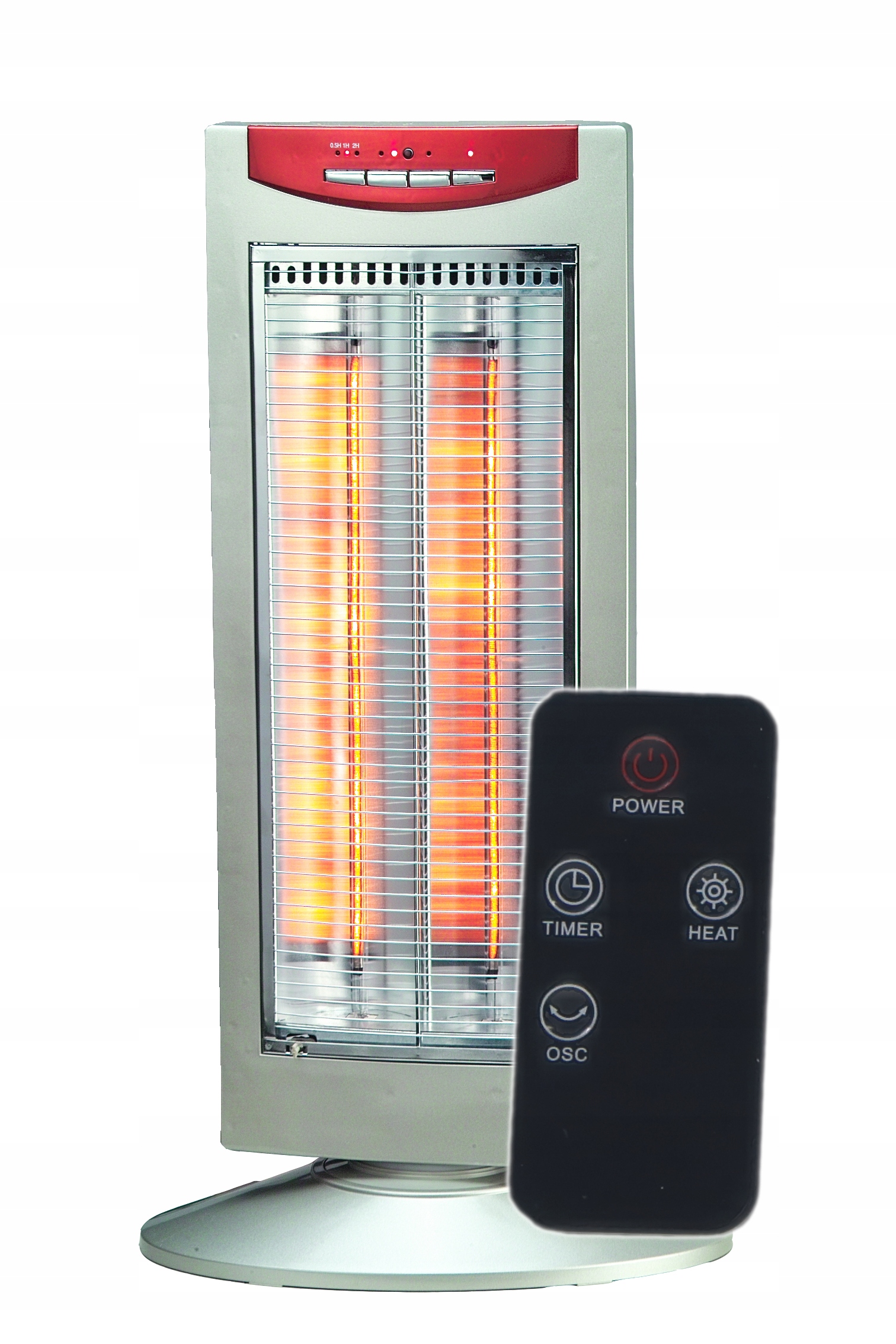 Prenosný diaľkovo ovládaný infražiarič 800 W NV-IR-P-04C-S