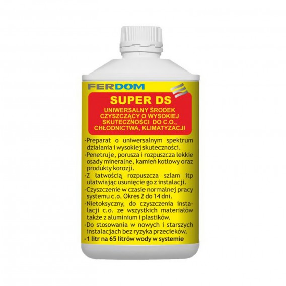 Čistiaci prostriedok, ústredné kúrenie Ferdom SUPER-DS. 1 l