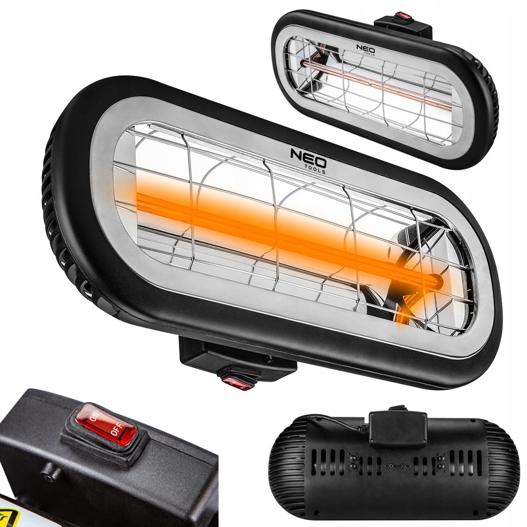 Infračervená lampa 2000W NEO 90-032