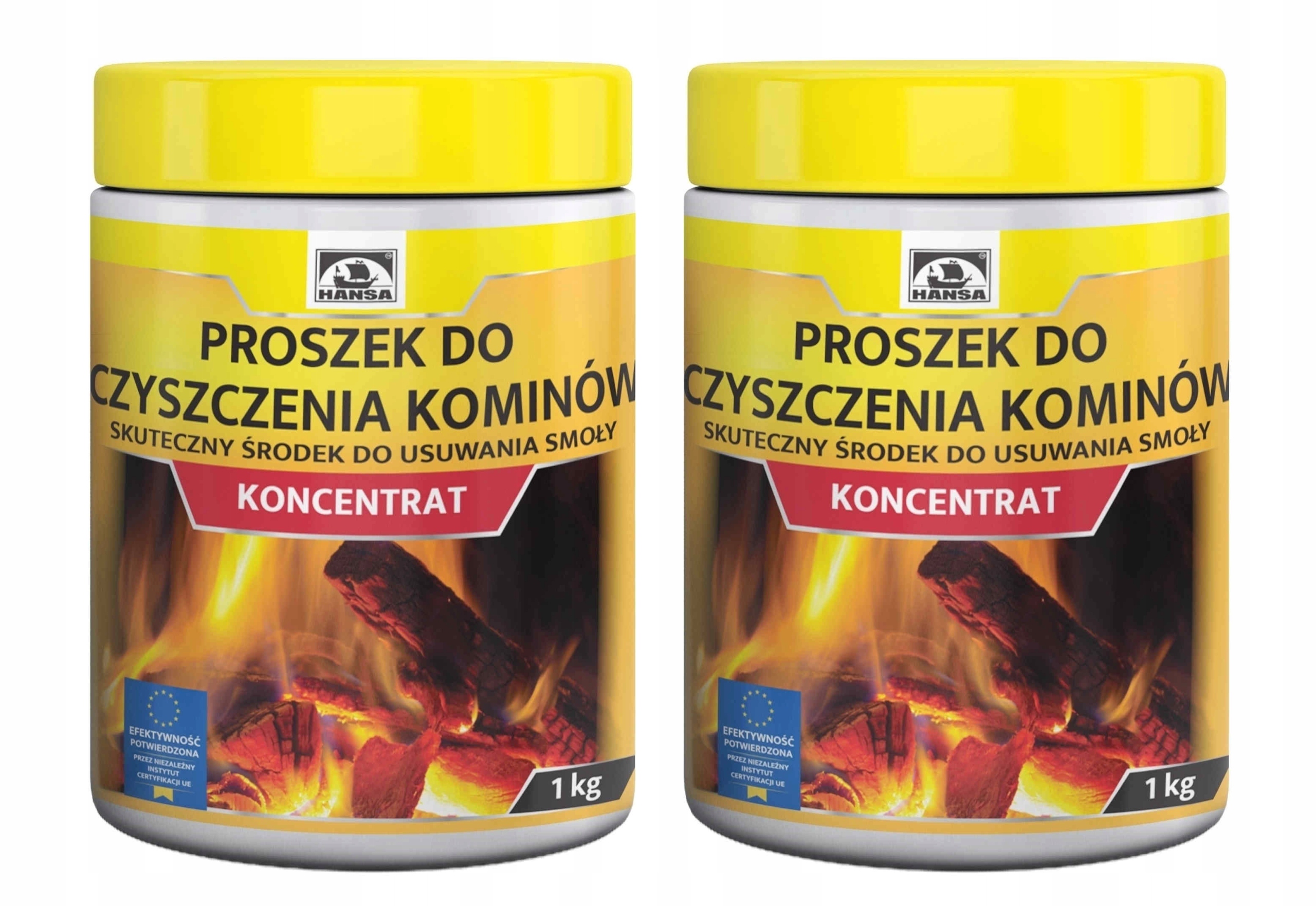 HANSA práškové granule na čistenie komína 2 kg