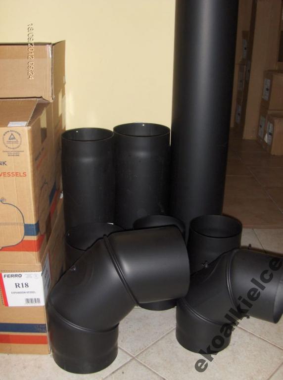 Rozšírenie dymovodu ku komínu, potrubie dlhé 25 cm DN180