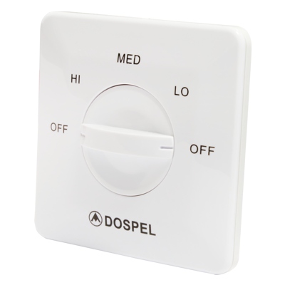 Ventilátor – 3 rýchlostný spínač pre ventilátory