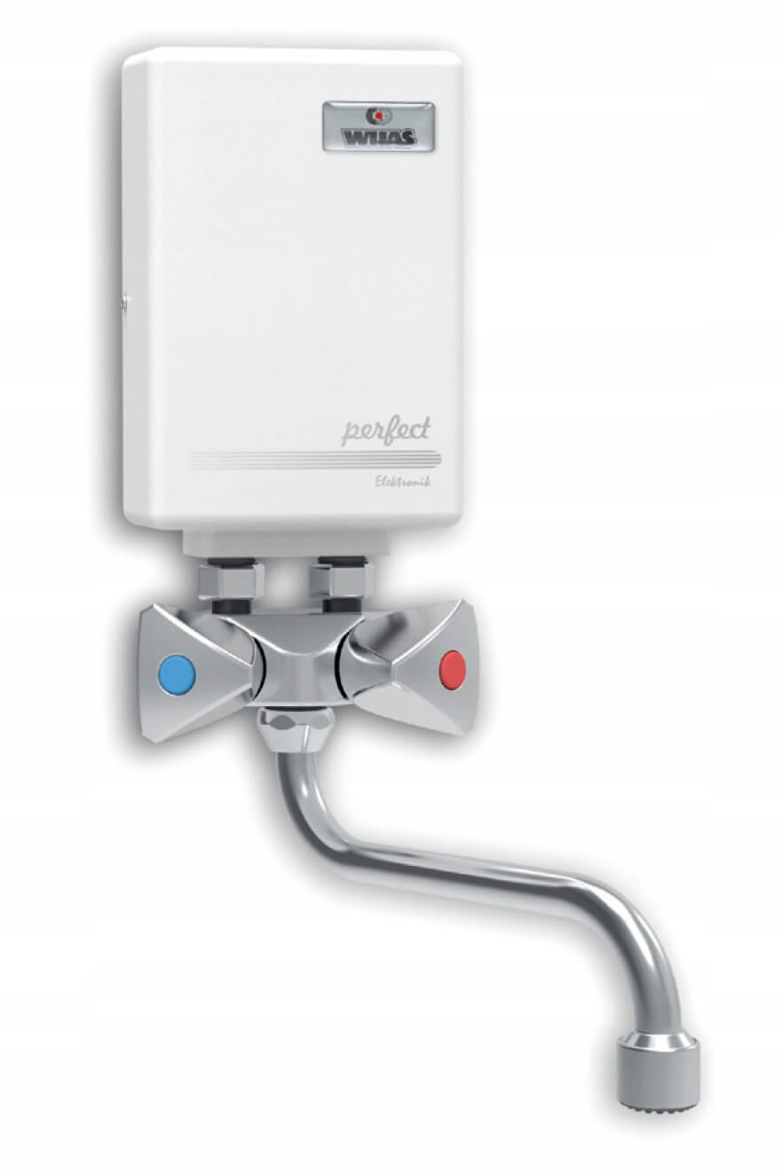 Prietokový ohrievač vody WIJAS 4000 W / 21 cm