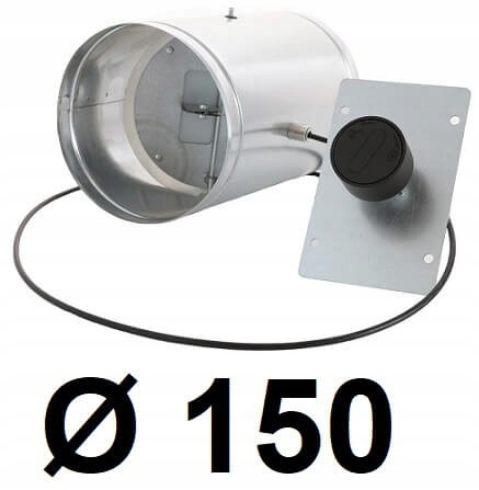 Tesný povrchový tlmič 150 [mm] Čierny