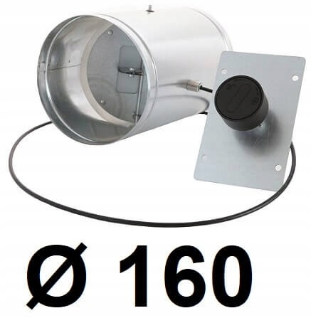 Tesný, skrytý tlmič 160 [mm] Čierny