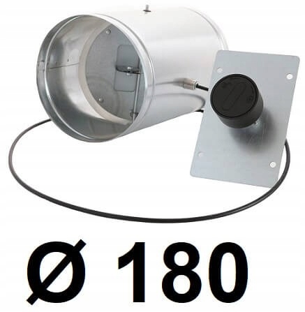 Tesný, skrytý tlmič 180 [mm] Biela