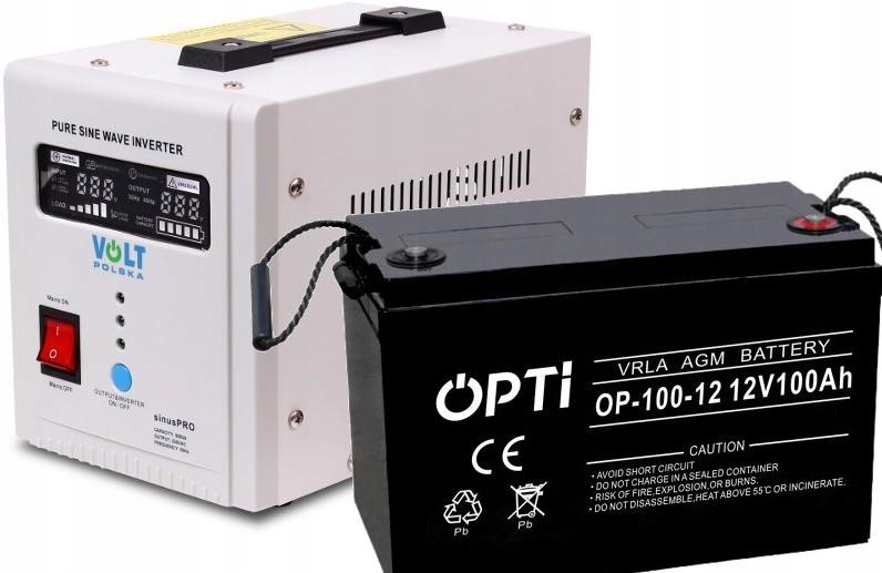 Prevodník Sinuspro Volt UPS 500W + 100Ah