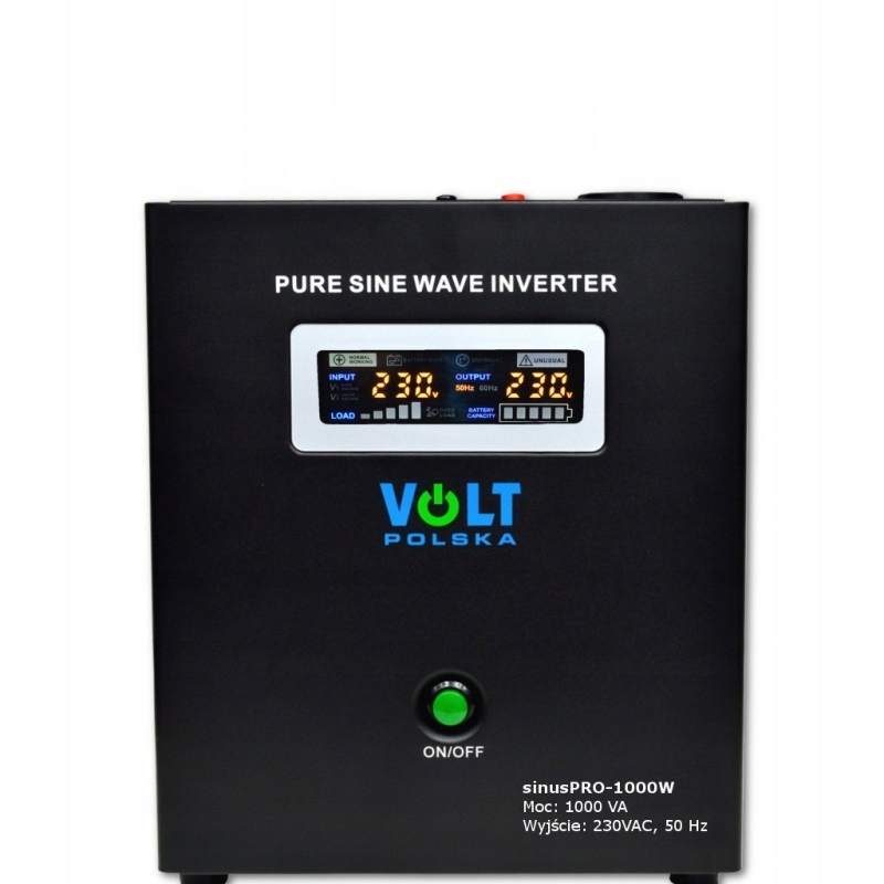 Sinusový invertor PRO 1000 W 12 V