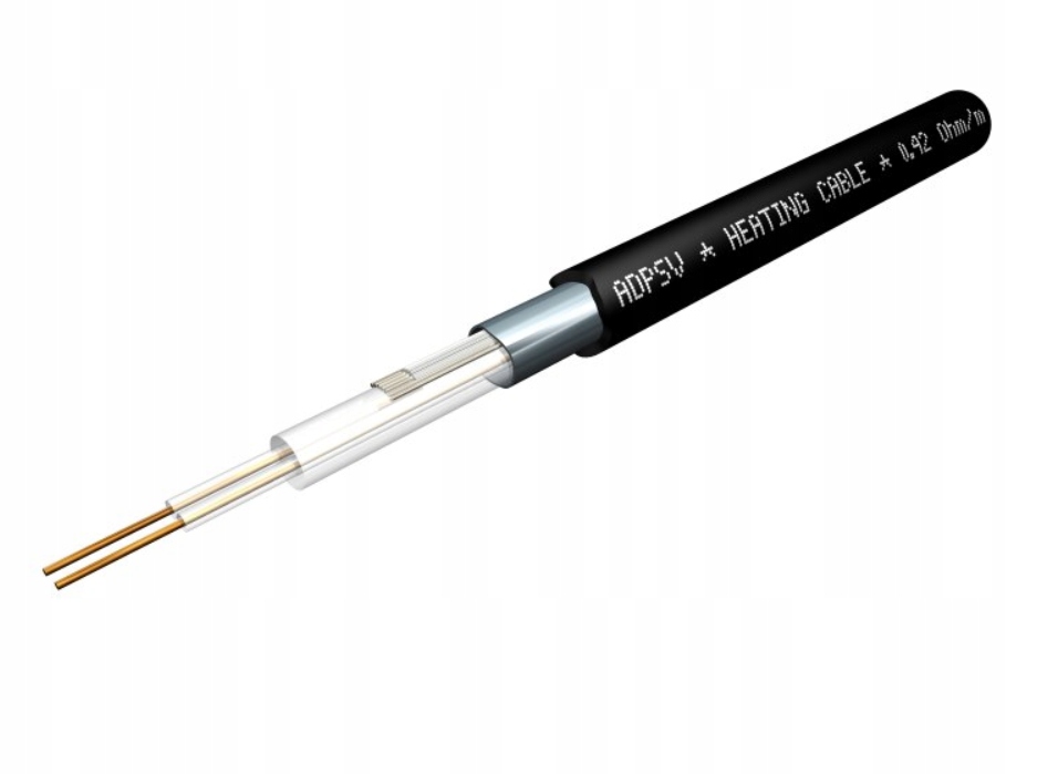 Vykurovací kábel ADPSV 120W, jednotka 10 W / m; 11,5 m